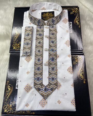 স্পেশাল ধুতি কটন পাঞ্জাবি - কোড: LM-1204