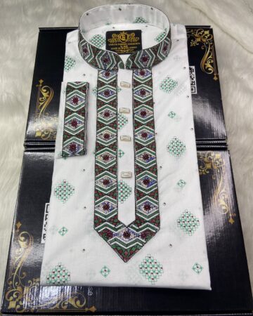 স্পেশাল ধুতি কটন পাঞ্জাবি - কোড: LM-1201