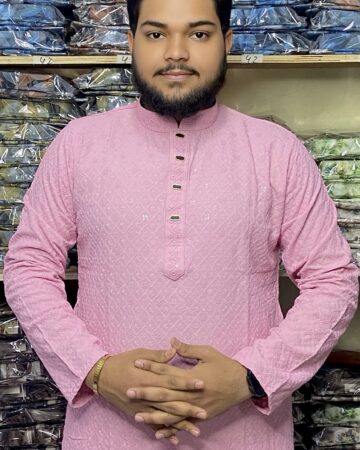 মিষ্টি কালার ইন্ডিয়ান ফুল বডি সিকোয়েন্স কুর্তা।