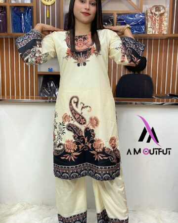 দুবাই সিল্কের টু পিস - কোড: F-103