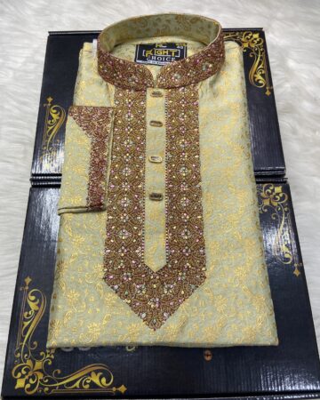 লাক্সারি কাতান পাঞ্জাবি - কোড: MS-240