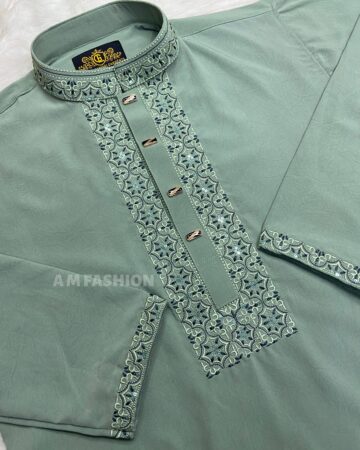 অলিভ প্রিমিয়াম স্টিজ পাঞ্জাবি - কোড: LM-210