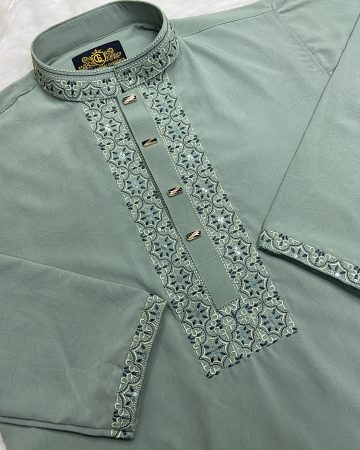 অলিভ প্রিমিয়াম স্টিজ পাঞ্জাবি - কোড: LM-210