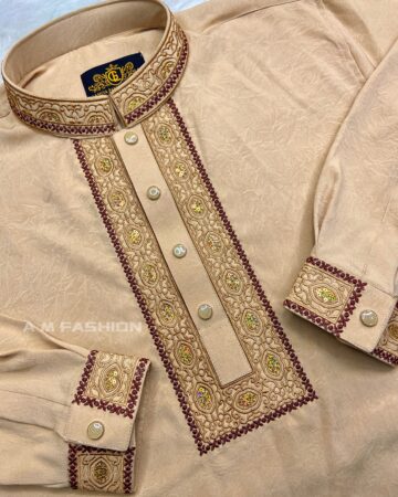 বিস্কিট ভাঙ্গচুর স্টিজ পাঞ্জাবি - কোড: LM-340