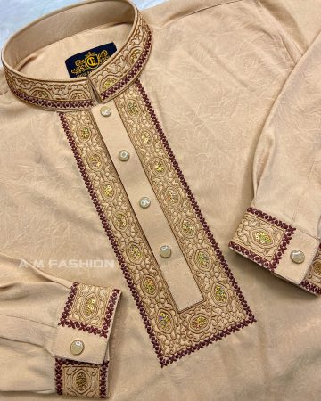 বিস্কিট ভাঙ্গচুর স্টিজ পাঞ্জাবি - কোড: LM-340