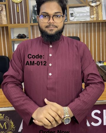 মেরুন কালার পাঞ্জাবি ( Code: AM-012 )